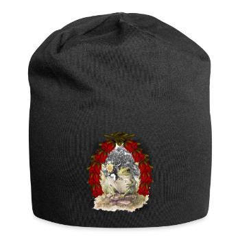 grenouille grenouilles conte de fées conte de fées personnage Noël - Bonnet en jersey - noir - Devant