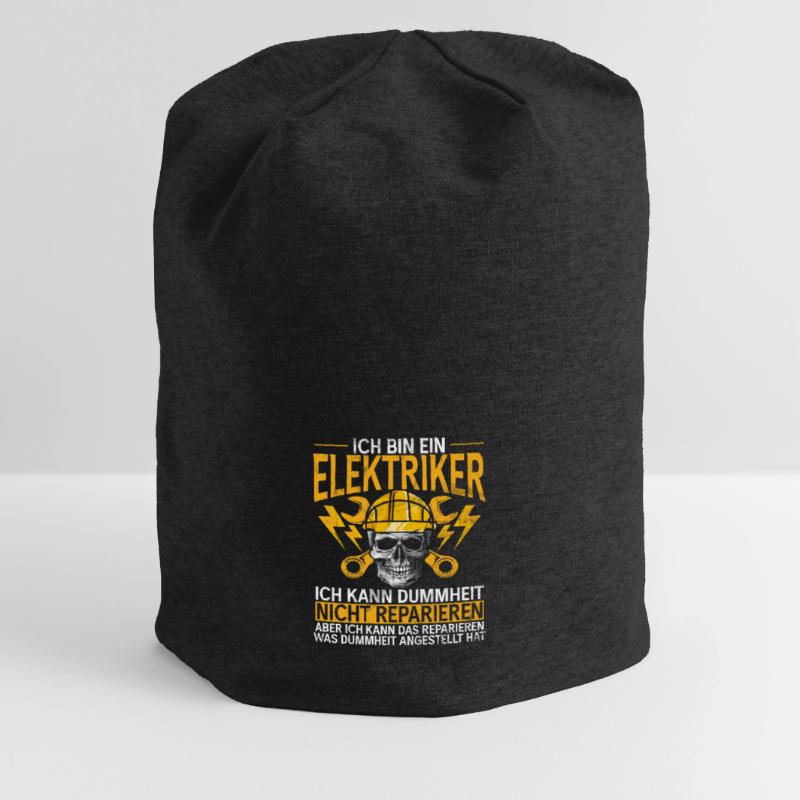 Electronics Technician Electrics Profession Volt Electrical Engineering Jersey Beanie
