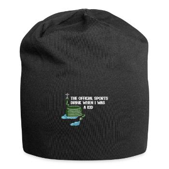Der Offizielle Sportdrink Meiner Kindheit – - Jersey-Beanie - Schwarz - Vorne
