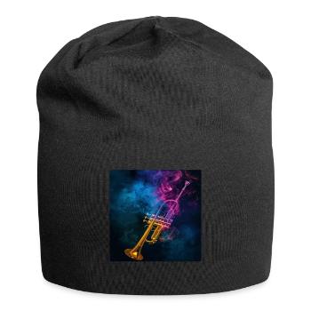 Trompete - Jersey-Beanie - Schwarz - Vorne