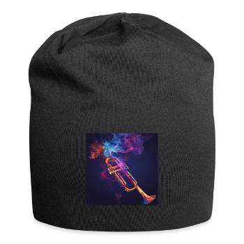 Trompete - Jersey-Beanie - Schwarz - Vorne