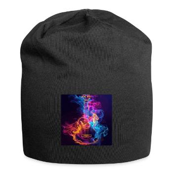 Ukulélé - Bonnet en jersey - noir - Devant
