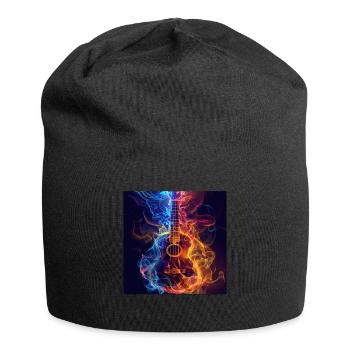 Ukulélé - Bonnet en jersey - noir - Devant