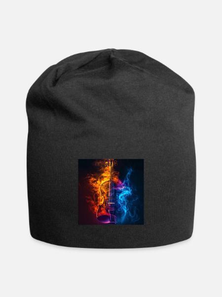 Violon - Bonnet en jersey - noir