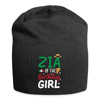 Zia de la fille d’anniversaire - Bonnet en jersey - noir - Devant