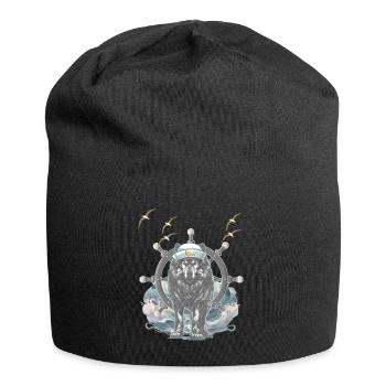 maritim Weihnachtsgeschenk Geburtstagsgeschenk - Jersey-Beanie - Schwarz - Vorne