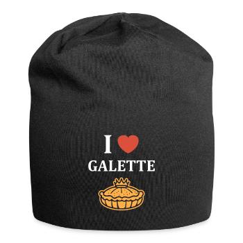 Pfannkuchen - Jersey-Beanie - Schwarz - Vorne