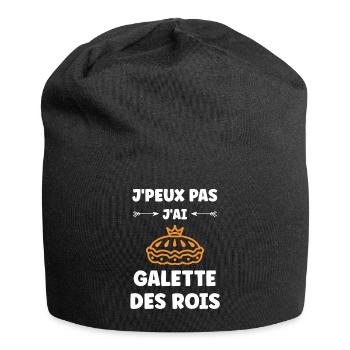Pfannkuchen - Jersey-Beanie - Schwarz - Vorne