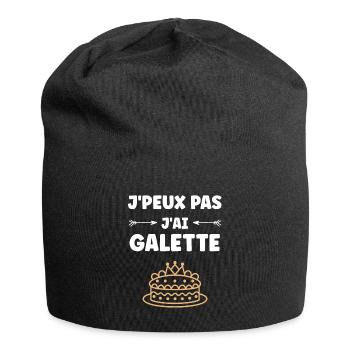 Pfannkuchen - Jersey-Beanie - Schwarz - Vorne
