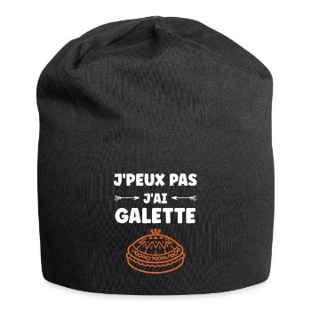 Pfannkuchen - Jersey-Beanie - Schwarz - Vorne