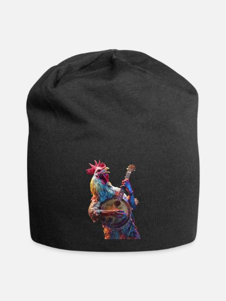 Banjo Coq - Bonnet en jersey - noir