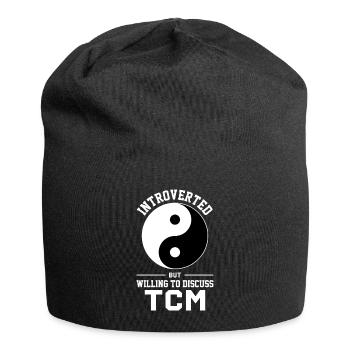 Chi Qi Ying Yang Traditionelle Chinesische Medizin - Jersey-Beanie - Schwarz - Vorne