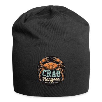 RF Chinese Food Crab Rangoon Meme Lustig - Jersey-Beanie - Schwarz - Vorne