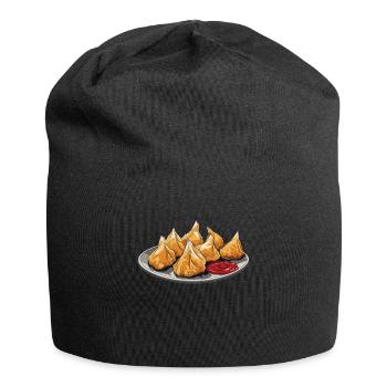 RF Chinese Food Crab Rangoon Meme Lustig - Jersey-Beanie - Schwarz - Vorne