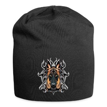 Dark Malinois - Jersey Beanie - black - Front