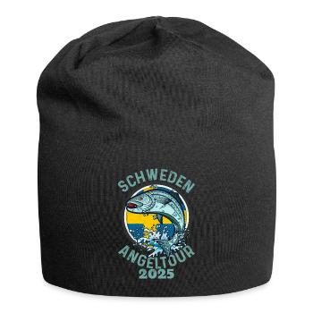 Angeltour Schweden 2025 - Jersey-Beanie - Schwarz - Vorne