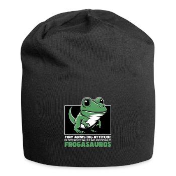 WINZIGE ARME, GROSSE HALTUNG - FROGASAURUS - Jersey-Beanie - Schwarz - Vorne