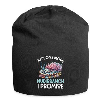 Nur Noch Eine Nacktschnecke, Das Verspreche Ich - Jersey-Beanie - Schwarz - Vorne