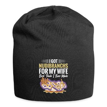 "I got slugs for my wife – - Jersey Beanie - black - Front