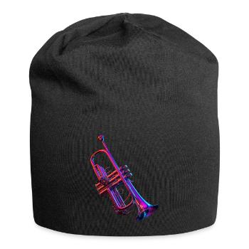Trompete - Jersey-Beanie - Schwarz - Vorne