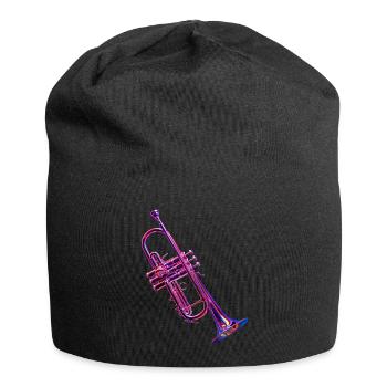 Trompete - Jersey-Beanie - Schwarz - Vorne