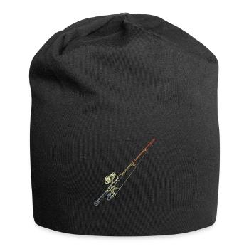 Style rétro ange - Bonnet en jersey - noir - Devant