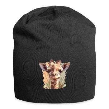 Girafes Girafe - Bonnet en jersey - noir - Devant