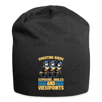 Bird Photography Shooting Birds Exposure Birding - Jersey Beanie - black - Front