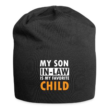 My Son In Law Is My Favorite Child Funny Family - Jersey Beanie - black - Front