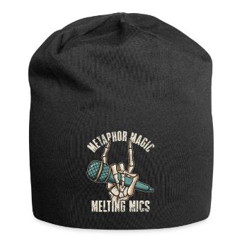 Poetry Slam Metaphor Magic Slam Poetry - Jersey Beanie - black - Front