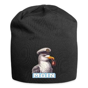 MÖVE MOIN - Jersey Beanie - black - Front