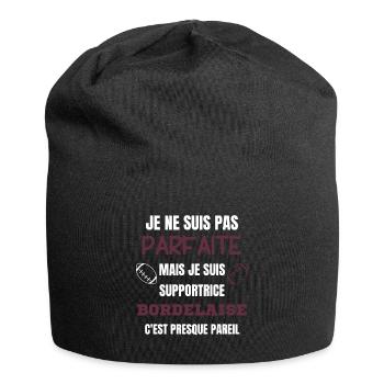 Supportrice Bordelaise Rugby - Bonnet en jersey - noir - Devant