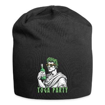 Tenue de fête Toga drôle - Bonnet en jersey - noir - Devant