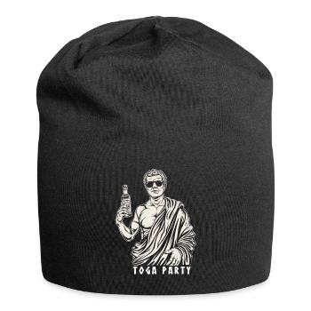 Tenue de fête Toga drôle - Bonnet en jersey - noir - Devant