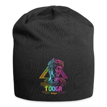 Tenue de fête Toga drôle - Bonnet en jersey - noir - Devant