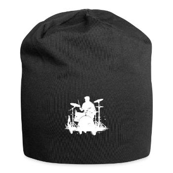 Croquis du batteur - Bonnet en jersey - noir - Devant