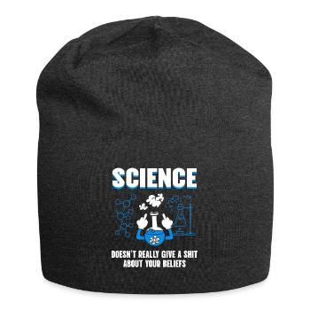 Science Humor Student, Physics, Chemistry - Jersey Beanie - charcoal grey - Front