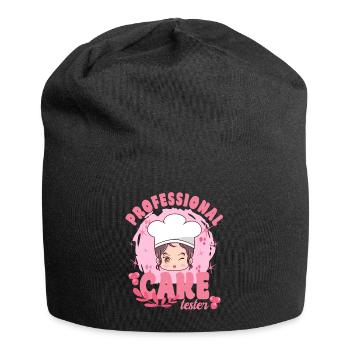 Cake Baker professionnel Cake Tester Cadeau - Bonnet en jersey - noir - Devant