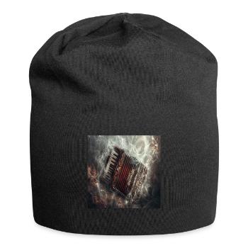 Akkordeon - Jersey-Beanie - Schwarz - Vorne