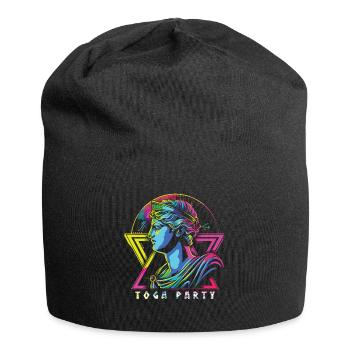 Tenue de fête Toga drôle - Bonnet en jersey - noir - Devant