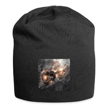 Ukulele - Jersey-Beanie - Schwarz - Vorne