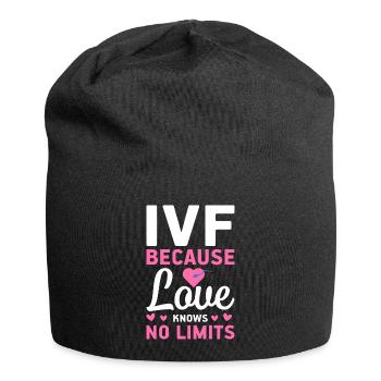 Vitro Fertilization IVF - Jersey Beanie - black - Front