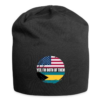 Bahamas Île des Caraïbes Cadeau d’été de l’Atlantique - Bonnet en jersey - noir - Devant