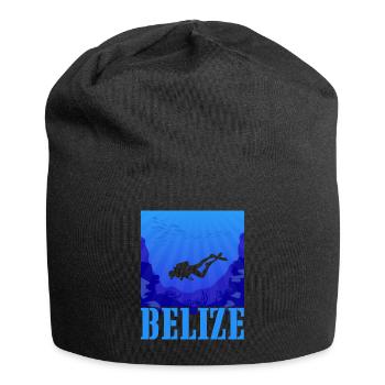 Belize Latino Belizer Belizerin Maya Geschenk - Jersey-Beanie - Schwarz - Vorne