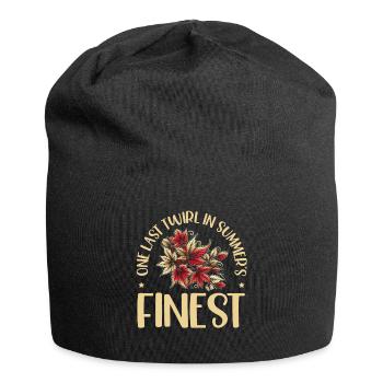 Last whirl best, inviting autumn meeting - Jersey Beanie - black - Front