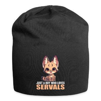 Servale Serval - Jersey-Beanie - Schwarz - Vorne