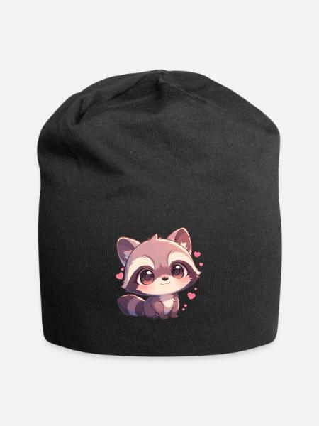 Waschbären Waschbär - Jersey-Beanie - Schwarz