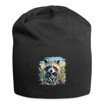 Raccoons Raccoon - Jersey Beanie - black - Front
