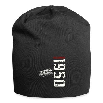 75th Birthday Original December 1950 Volume 50 - Jersey Beanie - black - Front