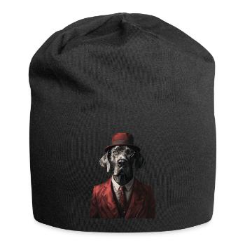 Deutsche Dogge - Jersey-Beanie - Schwarz - Vorne